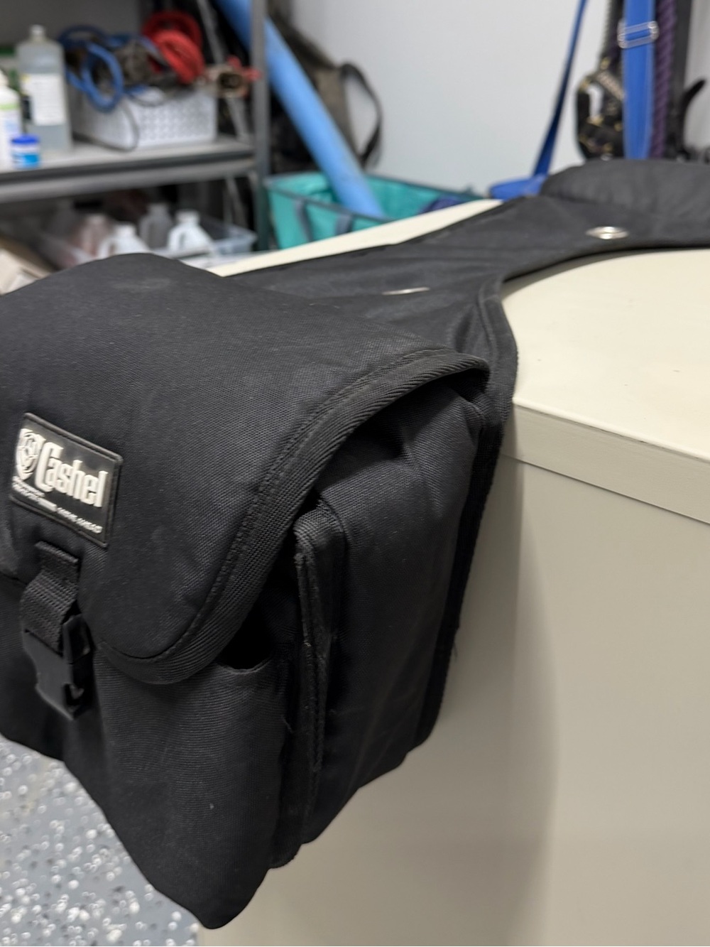 Insulated Nylon Lined Saddle Bags.